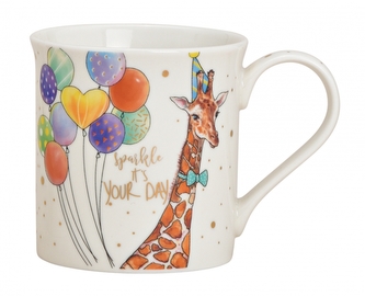 Hrnek s žirafou Sparkle it´s your day 300 ml