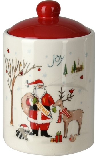 Vánoční dóza se Santou a sobem, 685ml