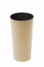 Plastový květináč Lilia 570 mm vroubek, cappuccino