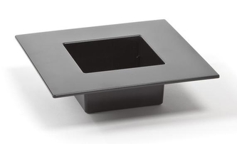 Ikebana 190 x 190 mm, černá