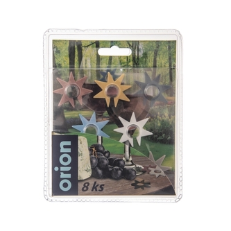Rozlišovače na sklenice hvězdy 8 ks