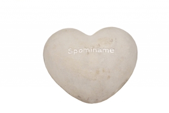 Srdce cement Spomíname 4,5x10x10 cm, AKCE 12