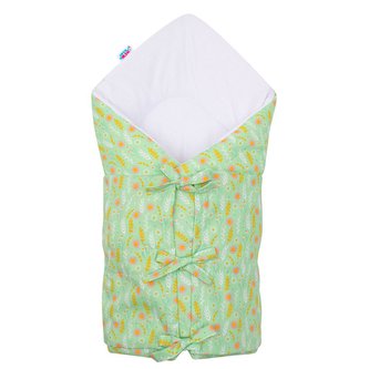 Klasická šněrovací zavinovačka New Baby Harmony zelená