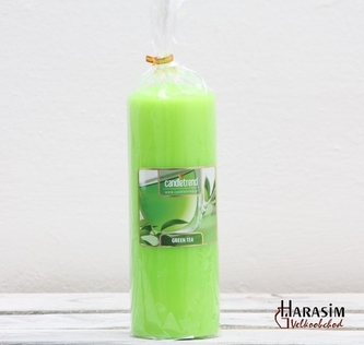 Svíčka válec Green Tea 16,5 cm