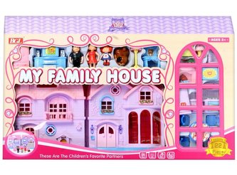 Domeček pro panenky s příslušenstvím MEGA CREATIVE 416619