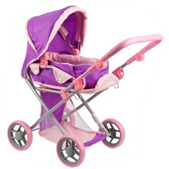 Kočárek pro panenky tmavě fialový MEGA CREATIVE 438329 Kočárek pro panenky tmavě fialový MEGA CREATIVE 438329