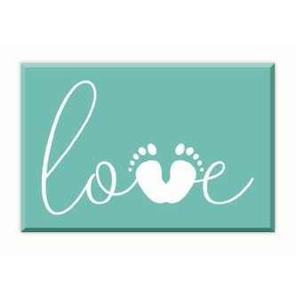 Dřevěné razítko Aladine velikost D - dětská láska