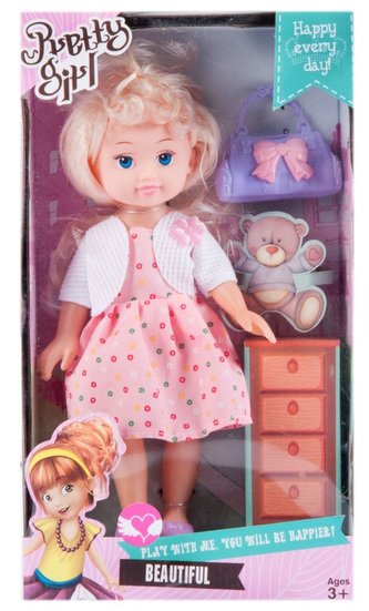 Panenka 25 cm + příslušenství MEGA CREATIVE 459454 Panenka 25 cm + příslušenství MEGA CREATIVE 459454