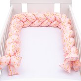 Ochranný mantinel do postýlky cop New Baby Harmony růžový