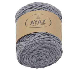 Příze PAMUK MAKREME - tmavě šedá - 250g / 150 m