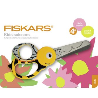 Nůžky dětské, včela, 13 cm, FISKARS 1003747