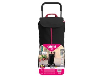 Vozík nákupní GIMI TWIN BLACK 52l 169324