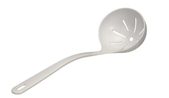 Naběračka d9x29,5cm děrovaná