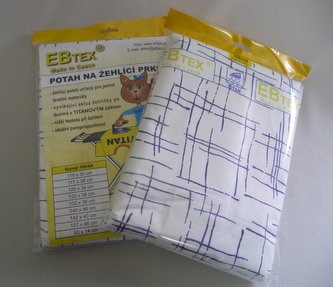 Potah TITAN 118x38cm na žehlící prkno 110x30cm český výrobek