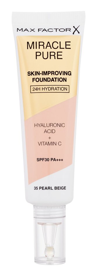 Max Factor Miracle Pure Makeup Skin-Improving Foundation 30 ml 35 Pearl Beige SPF30 pro ženy