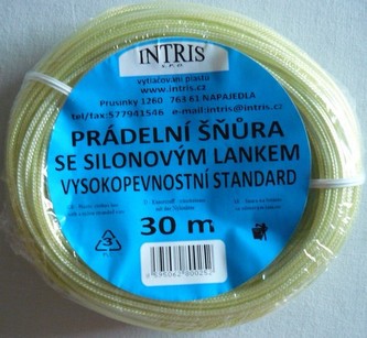 Prádelní šňůra se silonovým lankem 30m Prádelní šňůra se silonovým lankem 30m