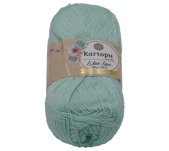 Příze LOTUS LUX - mentolová - 100g / 340 m Příze LOTUS LUX - mentolová - 100g / 340 m