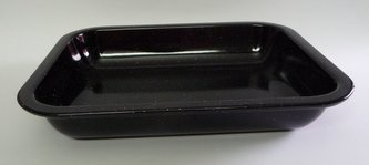 Plech na pečení smalt 30x24x4cm/2.jakost