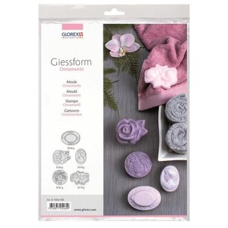 Glorex Forma na mýdlo - růže