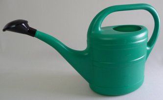 Konev zahradní 5l s růžicí zelená TITAN