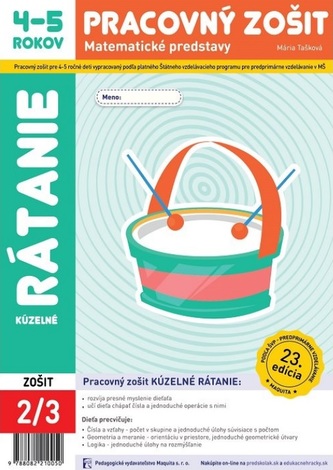 Kúzelné rátanie - Pracovný zošit 4-5 rokov Kúzelné rátanie - Pracovný zošit 4-5 rokov