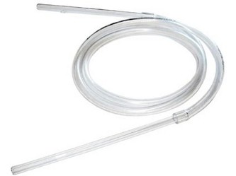 hadička na stáčení 130cm, skleněná koncovka