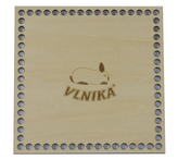 Dno - víko překližkové - přírodní - 20x20cm / otvory 6mm