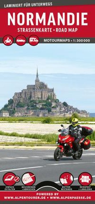 MoTourMaps Normandie 1:300.000
