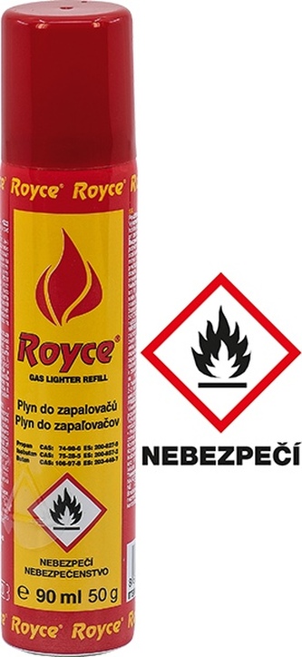 Plyn do zapalovačů 90ml  ROYCE