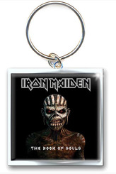Klíčenka Iron Maiden: The Book Of Soul (4,5 x 4,5 cm)