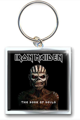 Klíčenka Iron Maiden: The Book Of Soul (4,5 x 4,5 cm)