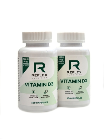 Reflex nutrition - Vitamin D3 2 x 100 kapslí
