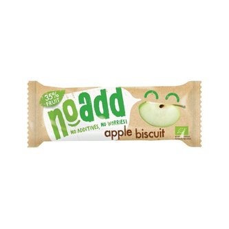 Noadd BIO měkká celozrnná tyčinka s jablečným pyré bez přidaného cukru 35% ovoce 40g