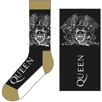 Pánské ponožky Queen: Crest & Logo (velikost EU 40-45)