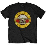 Pánské tričko Guns N' Roses: Classic Logo (2XL) černé bavlna