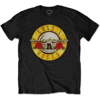 Pánské tričko Guns N' Roses: Classic Logo (2XL) černé bavlna