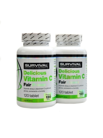 Survival - Delicious vitamin C fair power 2 x 120 tablet