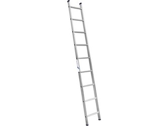 žebřík Al 1d. 9př. 2,53m nosnost 150 kg