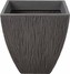 Květináč žebrovaný venkovní 40 x 42 cm šedá