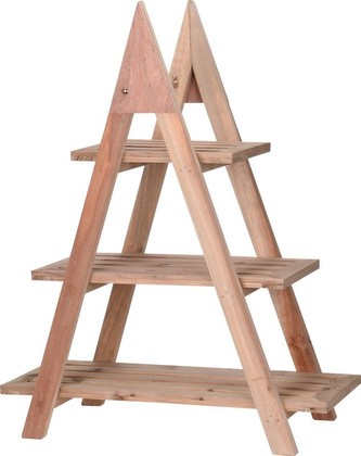 Stojan na květiny třípatrový dřevěný