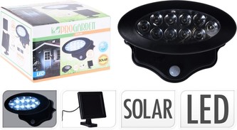 Světlo s pohybovým čidlem na zeď solární