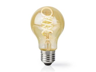 Smart LED žárovka E27 4,9W bílá NEDIS WIFILRT10A60 WiFi Tuya