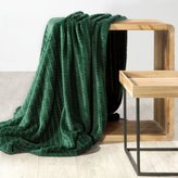 Deka - přehoz na pohovku z mikrovlákna DASHA 200x220 cm zelená Mybesthome