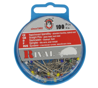 Špendlík napichovací - mix barev - 31x0,6 mm