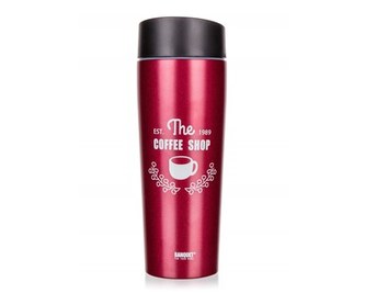 BANQUET Termohrnek COFFEE 350 ml, Bordo