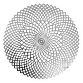 Prostírání ALTARA stříbrná O 38 cm Mybesthome