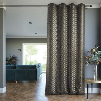 Dekorační závěs zatemňující s kroužky RHODOS - BLACKOUT 140x250 cm (1 kus) tmavě šedá MyBestHome Dekorační závěs zatemňující s kroužky RHODOS - BLACKOUT 140x250 cm (1 kus) tmavě šedá MyBestHome