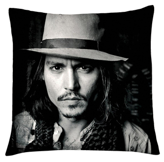 Polštář Johny Depp 01 Mybesthome 40x40 cm Polštář Johny Depp 01 Mybesthome 40x40 cm