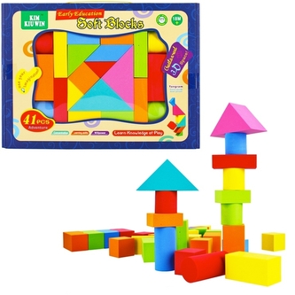 Pěnové kostky - 41 kusů