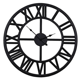 Nástěnné hodiny SOLAR II. černá O 60 cm Mybesthome